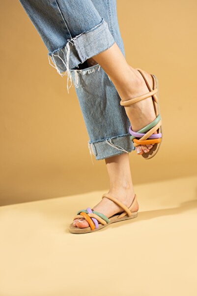 Pembe Potin Women's Nutlila Knitted Sandals Slippers