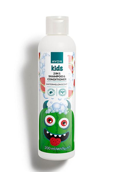 AVON Set of 2 for Kids - Watermelon Scented Conditioner and Shampoo 200 ml
