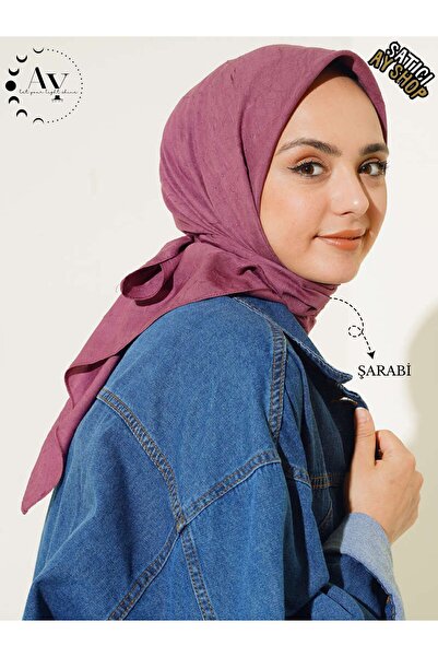 its AY shop Tesettür Kadın Bambu Kraş Şarabi Eşarp