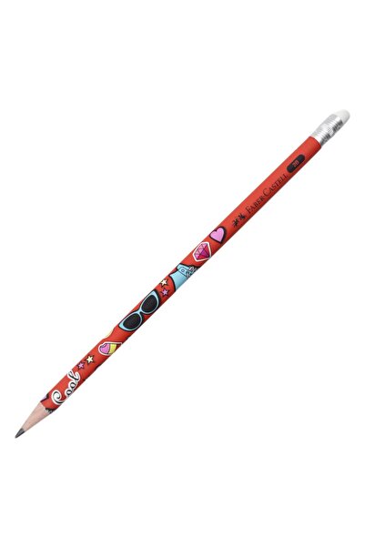 Faber Castell Faber-Castell Popart 2B Silgili Kurşun Kalem 16877
