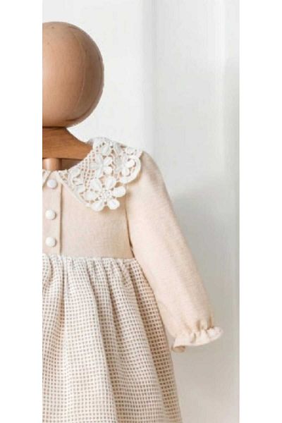 Mymio Baby Dress - Lace Collar Design