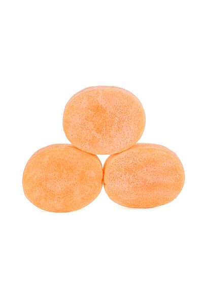 MirCotton Saffron Natural Sponge Soap - 120 Gr Handmade