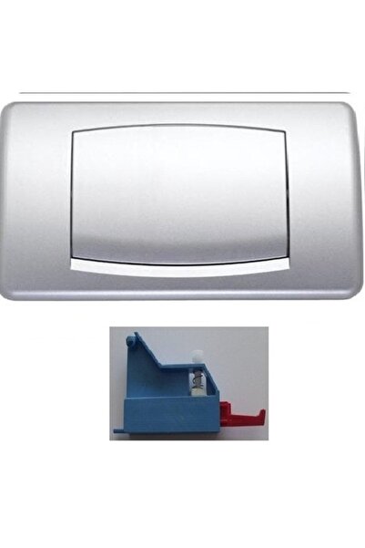 JAPAR Selen Start - Stop Kumanda Paneli Mat Krom (mandallı)