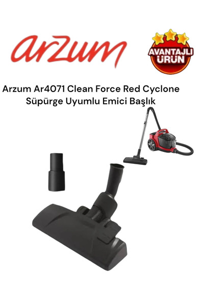 shopdrm Arzum Ar4071 Clean Force Red Cyclone 890 W Toz Torbasız Süpürge  Uyum...