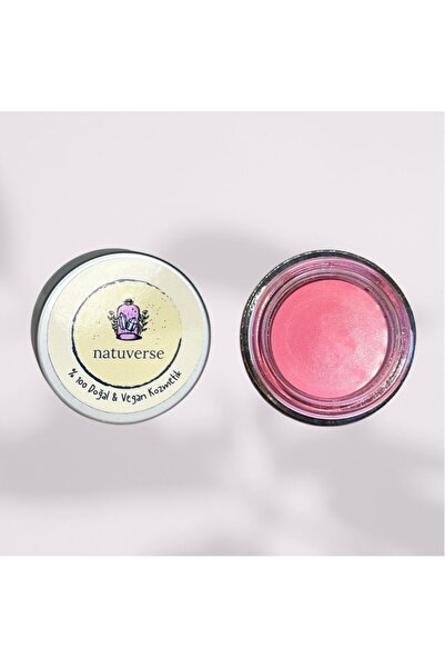 NATUVERSE Krem Ruj & Far & Allık 20 ml % 100 Doğal & Vegan & El Yapımı