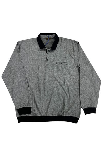 lacaton Long Sleeve Oversize Polo Collar Placket Shoes