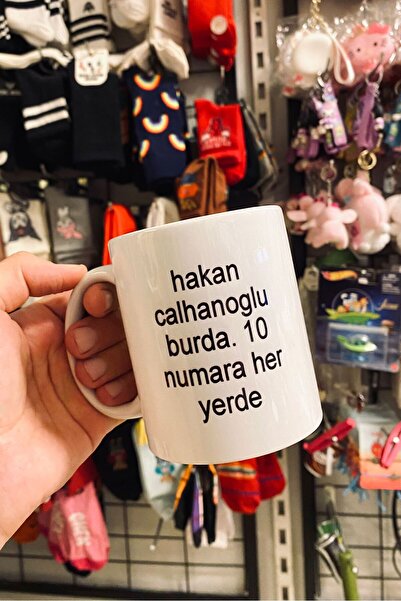 Namgo Hakan Çalhanoğlu Beyaz Kupa Bardak