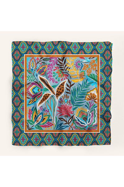 Modabutik DG4973_01 Bandană cu model floral - 70x70