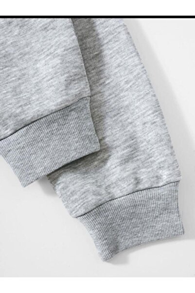 SELENA BUTİK Оверсайз унісекс сірий кардиган з принтом Нью-Йорк