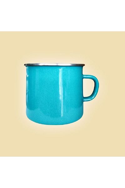 qussine Milk Jug Boiling Eggs Water Sauce Milk Heating Enamel Milk Jug