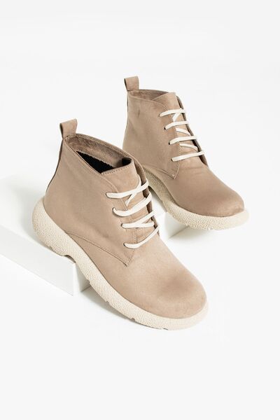 Pembe Potin Dámské norkové semišové šněrovací pohodlné termo podešev zateplená podšívka elastické hashpapi boty