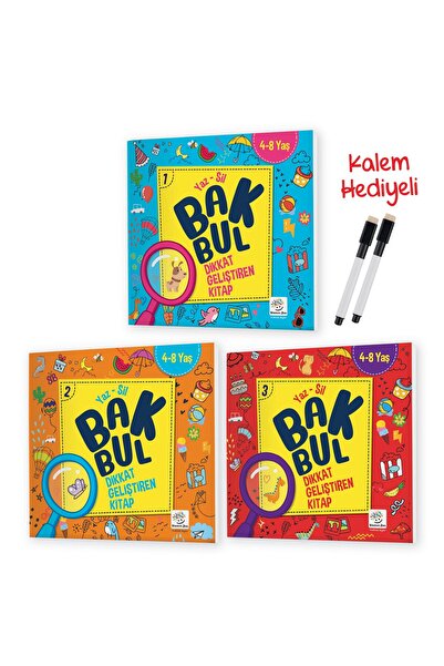 yükselen zeka Bak Bul - Gizli Nesneler Seti YAZ-SİL Kitaplar
