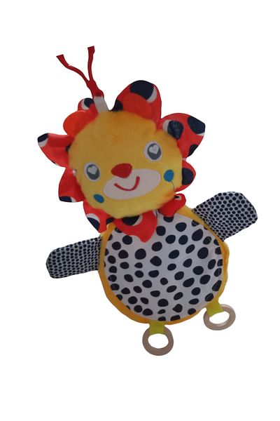 Molie Plush Lion - Teether with Rustling Strap