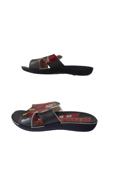 GEZER Чоловічі дитячі ультралегкі капці - чорні/червоні gzeer45-77