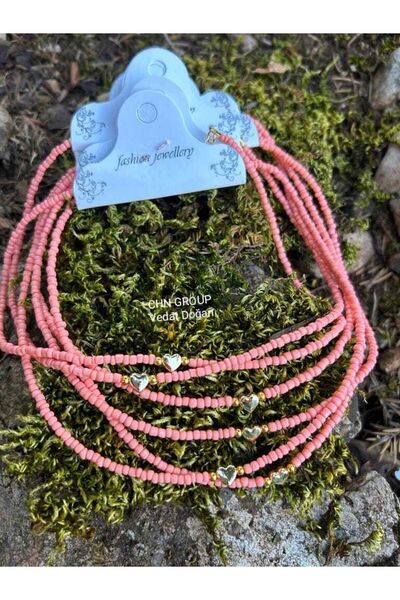 Chngroup Kalp Aparatlı Kumboncuk Kolye