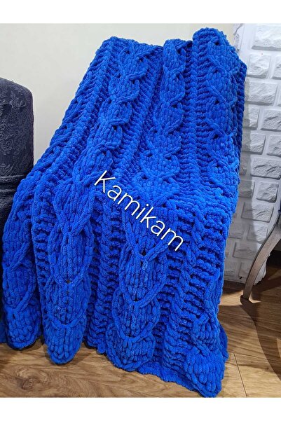 KAMİKAM Подарунок до Дня закоханих: ручно в'язаний телевізійний плед розміром...