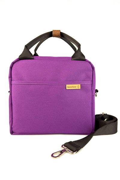 SUNSHINE Purple Food Bag Thermal Bag Lunch Bag Waterproof Fabric Insulated