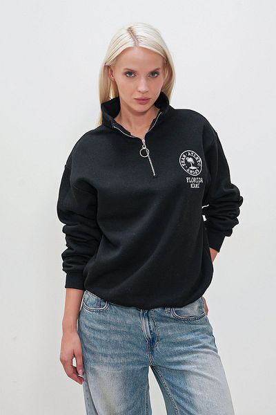 HAKKE Florida Miami Printed Three Thread Sweatshirt