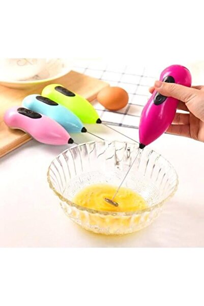 Hanedanev Pratik Pilli Mini Mikser Kahve Ve Süt Köpürtücüsü Yumurta Çırpıcısı