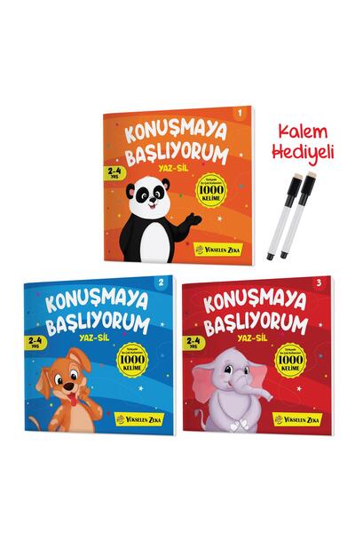 yükselen zeka Konuşmaya Başlıyorum Serisi YAZ-SİL