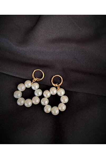 Chngroup Kadın Altın Kaplama İnci Küpe