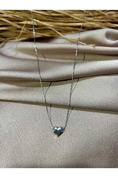 Chngroup Minimal Kalpli Gümüş Kaplama Kadın Kolye