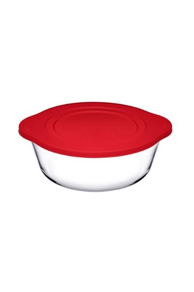 Paşabahçe 19cm*22cm Pyrex - With Plastic Cover, Model 59123