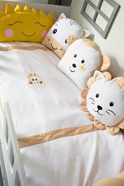 Kista Baby Montessori Bebek Uyku Seti Örgü Yan Korumalı Uyku Seti 90x190 100x...