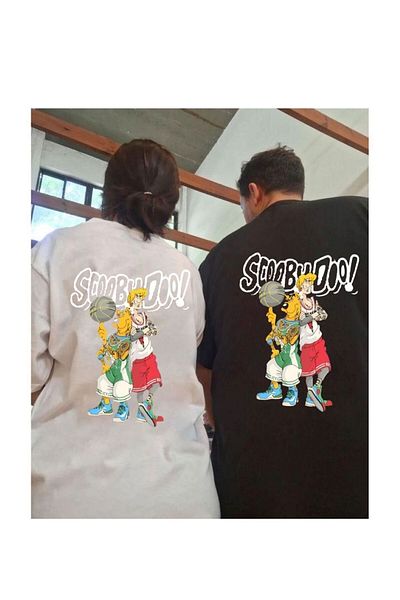 Trendseninle Scooby Doo Detail Oversize 2 Pack Unisex T-shirt