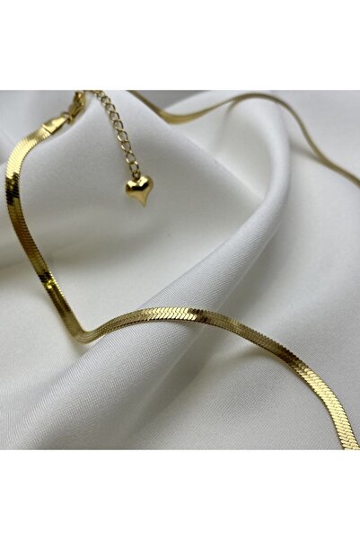 LİS STORE JEWELRY Çelik Italyan Ezme Zincir Kolye