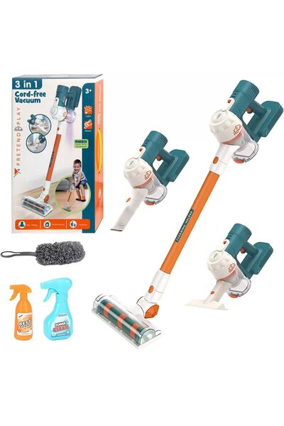 Genel Markalar Mir Alp Oyuncak Şarjlı El Süpürgesi Işıklı Pilli 525-17a