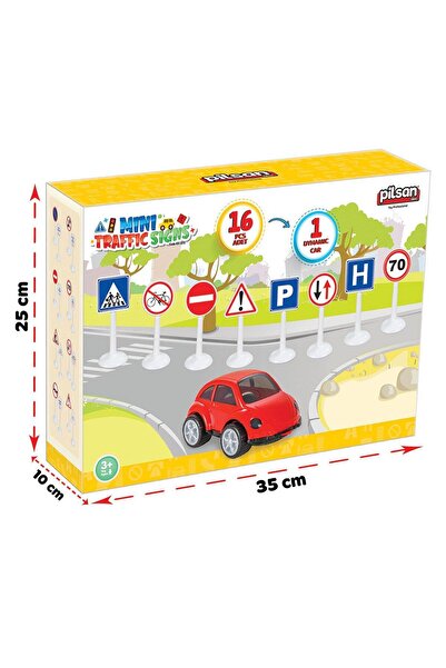 PİLSAN Mini Traffic Signs - Stylish and Convenient Design