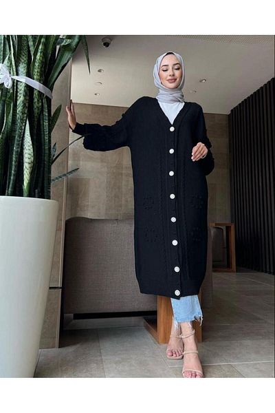 ayseningiyimevi Stylish Sweatshirt with Knitwear Collar