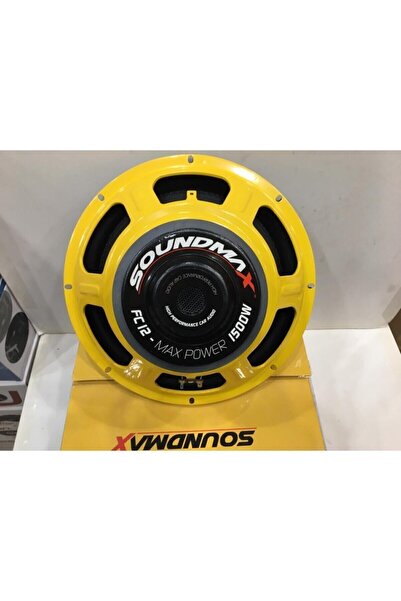 Soundmax Sx-fc12 1500 Wat 400 Rms 30cm Bas Kabinli 3000 Wat 4 Kanal Amfi Kablo Takımı