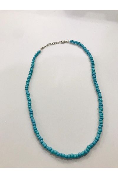 Aksesuar Turquoise Colored Beaded Necklace