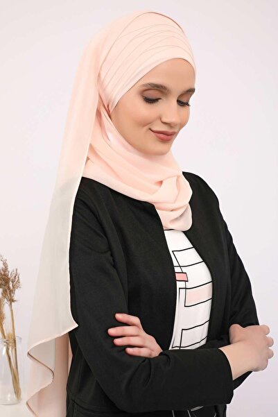 Aisha's Design Πρακτικό σάλι από σιφόν, cps-62, μπεζ, cps-62, μπεζ