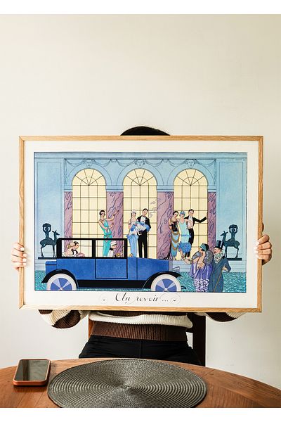 ARTHOUSECOLLECTIVE Αφίσα George Barbier - Αφίσα χωρίς πλαίσιο σε μεγέθη ζωγραφικής