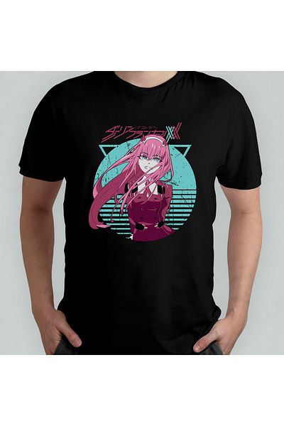 Pixxa Μπλουζάκι Franxx Zero Two Darling Crew Neck 100% βαμβακερό - 2