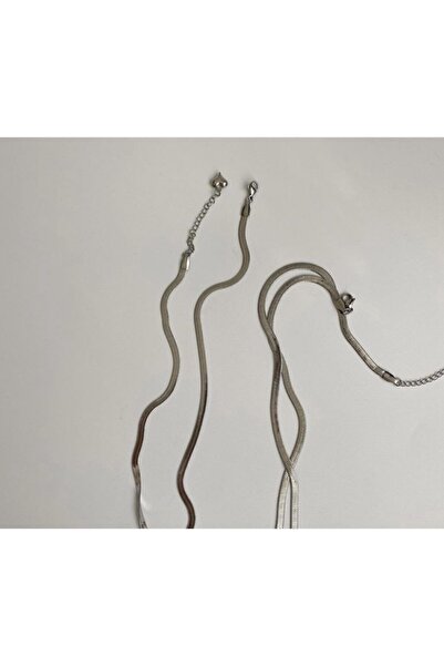 jevylove accessories Paslanmaz Çelik Italyan Zincir Kolye