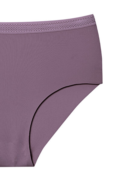 HNX 5-Piece Laser Cut Waist Mesh Elastic High Waist Intelok Women's Panties