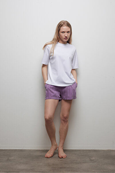 Hays Kadın Jakarlı Dokuma Cepli Şort