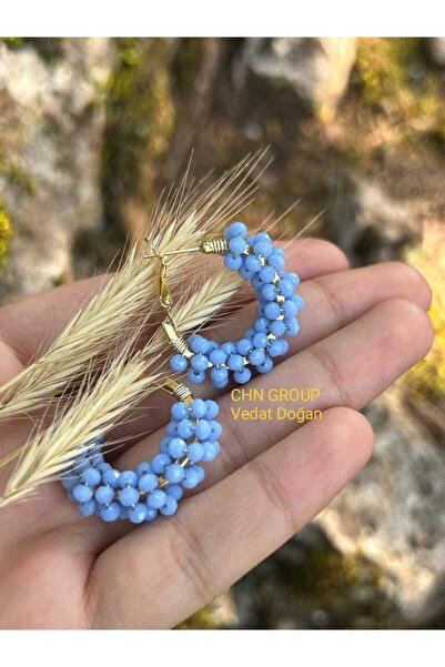 Chngroup Kristal Taşlı Sarma Küpe