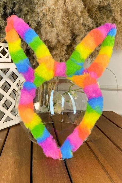 Genel Markalar Tavşan Kulak Figürlü Taç Çok Renkli Sbt528