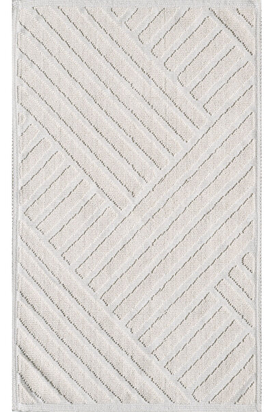 Mariesse Home 60X100 cm and 50X60 cm Natural Cotton 2-Piece Bath Mat Set