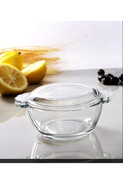 Paşabahçe Basic Cam Mini Kase Kapaklı Tencere 2 Adet 97343
