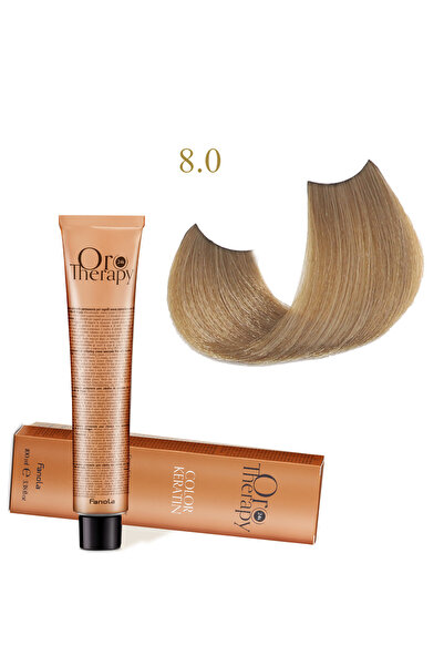 Fanola Oro Therapy 24k Color Keratin With Gold & Argan Oil 100ml (ammonia Fre...