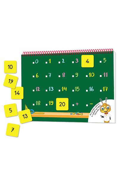 yükselen zeka My 3-6 Year Old Mathematics Book - Velcro