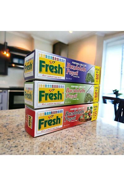 SA FRESH Refrigerator Bag Set of 3 Large, Small, Medium