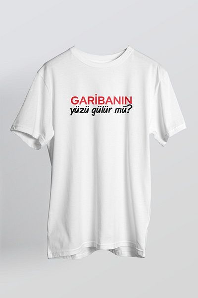 Trendseninle Λευκό μπλουζάκι με το πρόσωπο της Garibaba με το χαμόγελο του