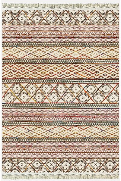 kilim home سجادة قطنية 63 سجادة منسوجة متعددة الزخارف الاسكندنافية للديكور ال...